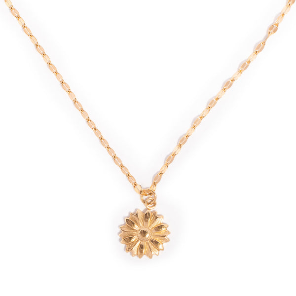 Flower Necklace gold
