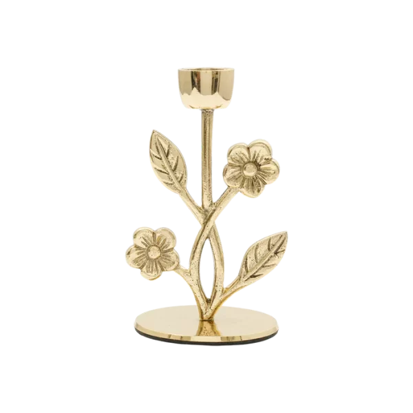 Candle holder wild flowers