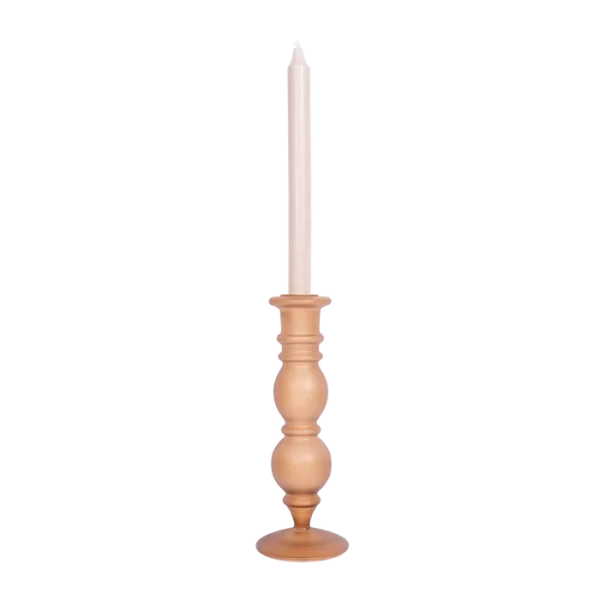 Candle holder classic Frosted glass
