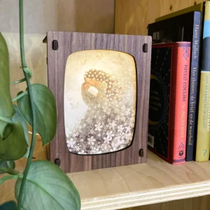 Kaartenlampje Basic Walnut
